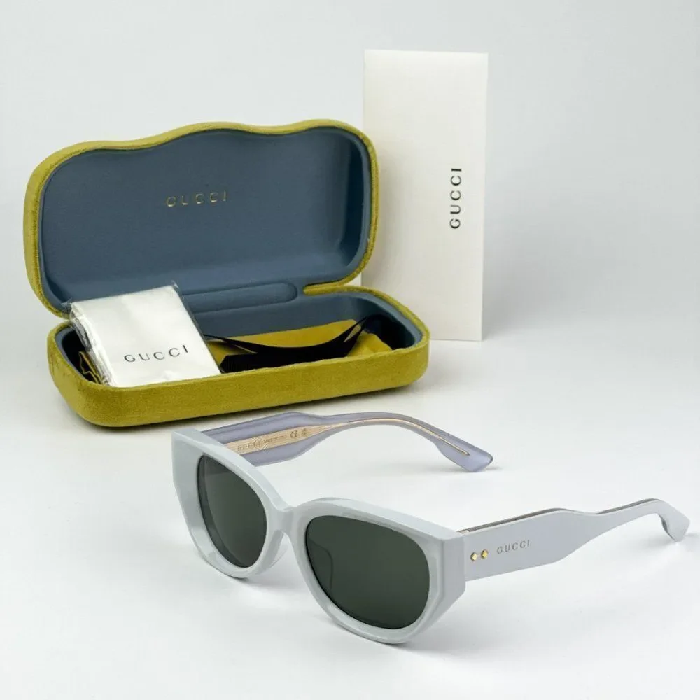 SALE! NEW Gucci GG1532SA 003 Grey Unisex Cat Eye Sunglasses GG 1532SA